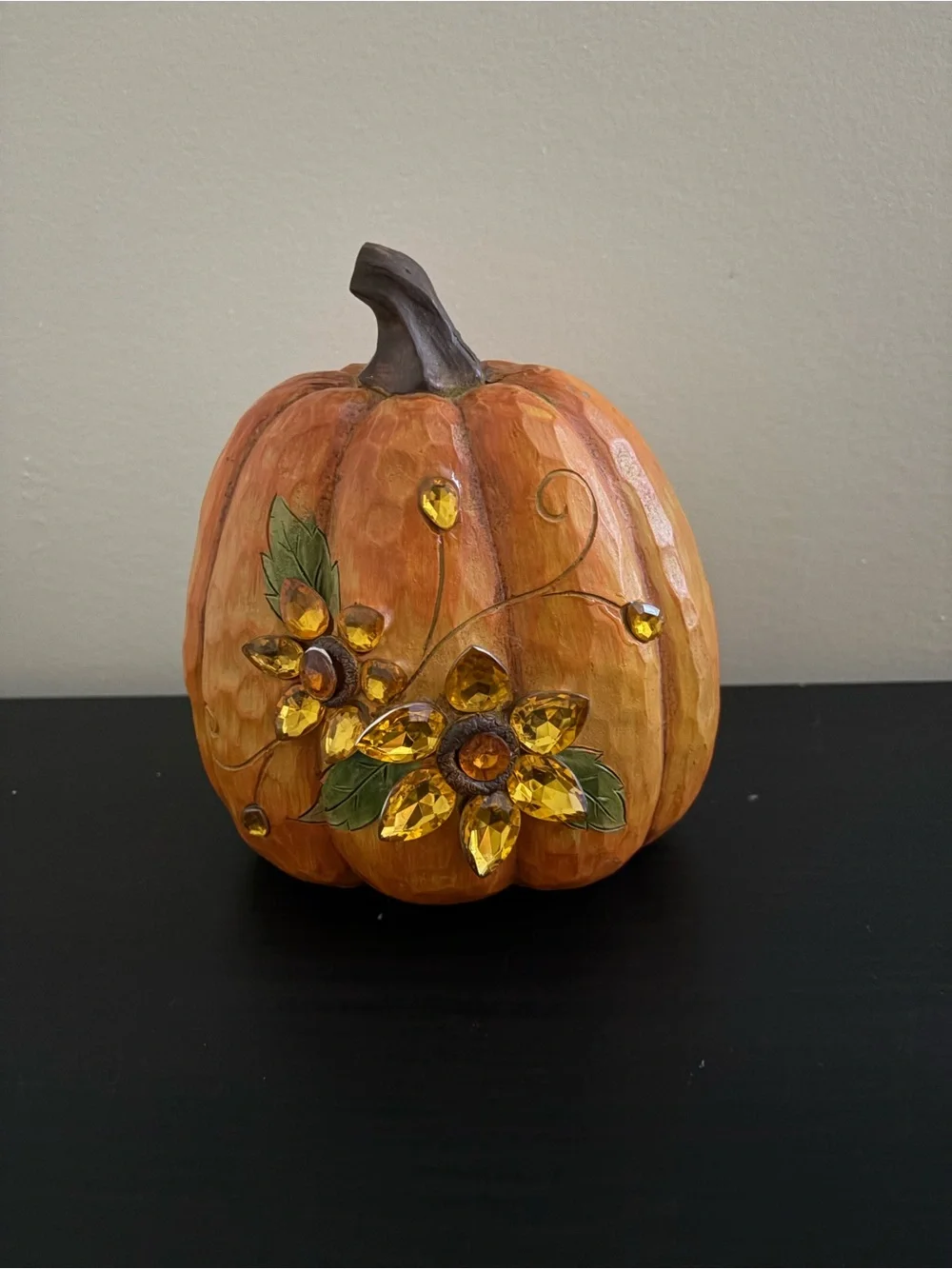 Decorative Orange Pumpkin fall decor